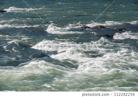 Water flowing from the KEPCO Uji Power Station discharge channel 112282250