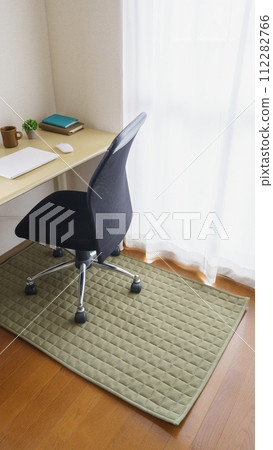 Image of a mat that protects the floor from chairs Image of a mat that protects the floor from chairs 112282766