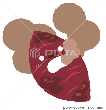 煮過頭和燒焦的紅薯特徵 煮過頭和燒焦的紅薯特徵 112283001