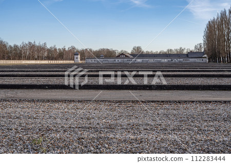 Dachau Concentration Camp Buildings in Germany 112283444