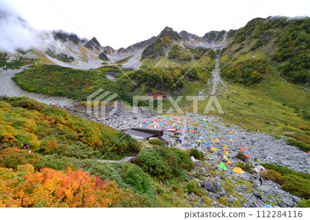北阿爾卑斯山唐澤冰壺的初秋 112284116