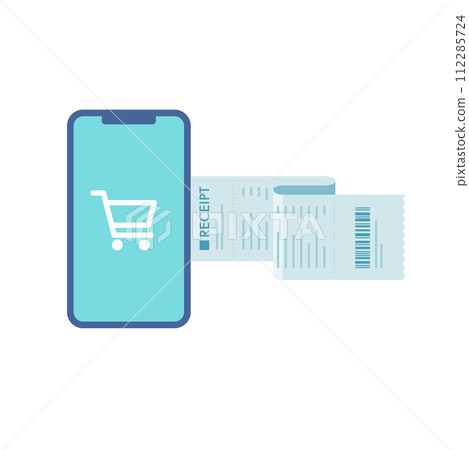 Smartphone payment receipt 112285724