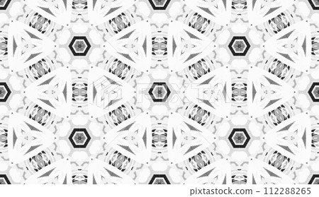 Abstract seamless black and white halftone fashion pillow pattern, grunge fabric texture Abstract seamless black and white halftone fashion pillow pattern, grunge fabric texture 112288265