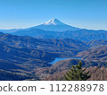 Mt. Fuji seen from Daibosatsumine 112288978