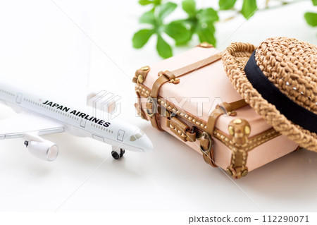 旅行袋行李箱和飛機 112290071