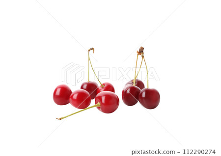 PNG,ripe cherry fruits, isolated on white background PNG,ripe cherry fruits, isolated on white background 112290274