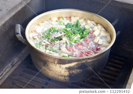 Image of imoni made at the campsite 112291432