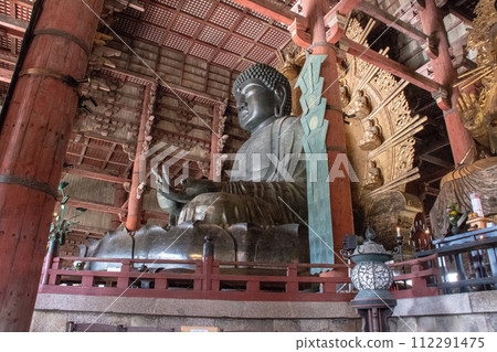 東大寺、國寶大佛殿、羅斯那佛、奈良大佛 東大寺、國寶大佛殿、羅斯那佛、奈良大佛 112291475