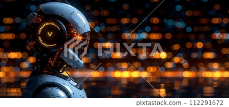 AI-generated content. Using technology smart robot AI to help and support the work of chatbots, chat artificial intelligence, generating images, writing code and data analysis. 112291672