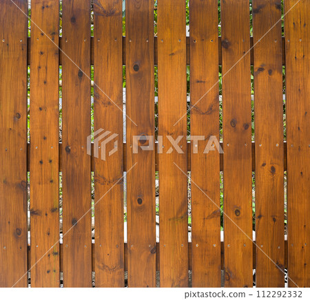 Log grille in the park 112292332