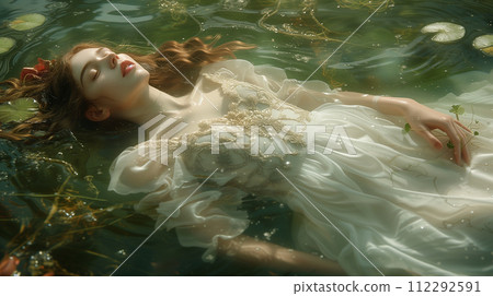 Young woman that drown Young woman that drown 112292591