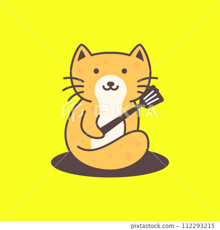 cat pets cooking chef spatula cute cartoon mascot logo vector icon illustration cat pets cooking chef spatula cute cartoon mascot logo vector icon illustration 112293215