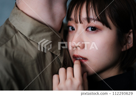 Hat and girl Hat and girl 112293629