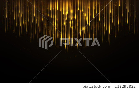 Golden glitter sprays realistic vector illustration Golden glitter sprays realistic vector illustration 112293822