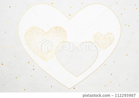 Japanese paper with heart pattern_Japanese modern background material Japanese paper with heart pattern_Japanese modern background material 112293987
