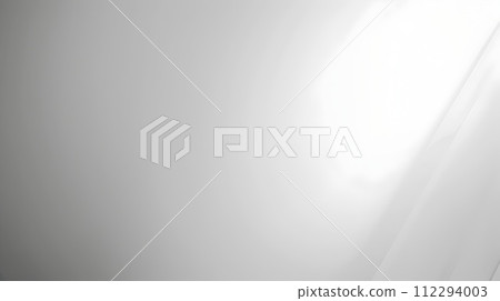 Stylish Abstract White Background with Silver Backlight 112294003