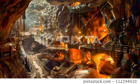 Futuristic Lit Caverns in Laplands Bjrkheim Futuristic Lit Caverns in Laplands Bjrkheim 112294010