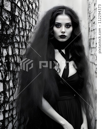 Halloween medium shot blackandwhite scheme. Halloween medium shot blackandwhite scheme. 112294373