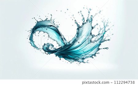 AI generated image: water illustration 112294738