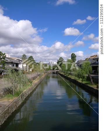 Kurashiki River flowing through the Kurashiki Bikan Historical Quarter (vertical position) Kurashiki River flowing through the Kurashiki Bikan Historical Quarter (vertical position) 112295034