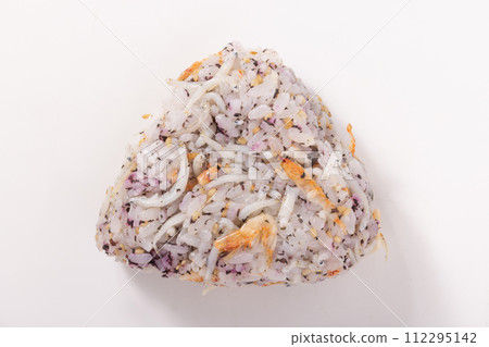 Sakura shrimp and whitebait rice ball Sakura shrimp and whitebait rice ball 112295142