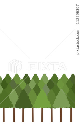 雪松樹的簡單例證 112296397