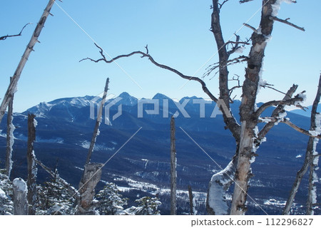 Yatsugatake mountain in winter Yatsugatake mountain in winter 112296827