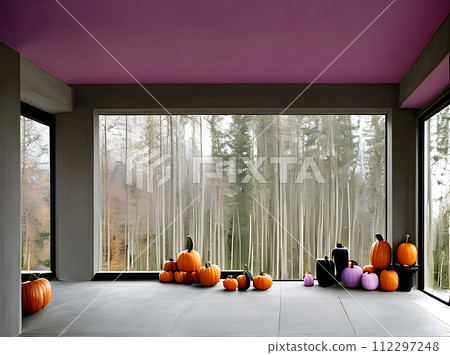 Halloween adorned with delicate and sugary colors. 112297248