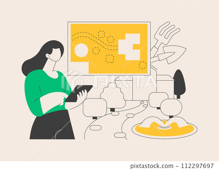 Landscape design abstract concept vector illustration. 112297697