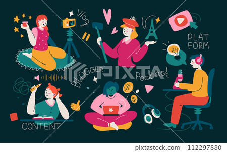 Confectionary - modern flat design style illustration Confectionary - modern flat design style illustration 112297880