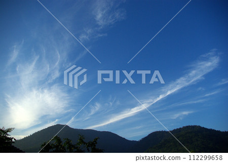 Clouds drifting over forests and mountains Clouds drifting over forests and mountains 112299658