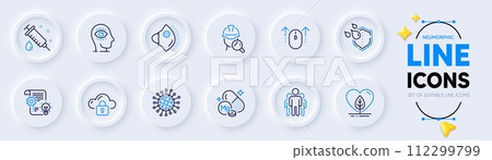 Swipe up, Meditation eye and Local grown line icons for web app. Pack of Cogwheel, Magnesium mineral, Cloud protection pictogram icons. Medical mask, Group, Waterproof signs. Inspect. Vector Swipe up, Meditation eye and Local grown line icons for web app. Pack of Cogwheel, Magnesium mineral, Cloud protection pictogram icons. Medical mask, Group, Waterproof signs. Inspect. Vector 112299799