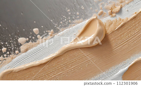 Close-up of cream foundation (AI generated image) 112301906
