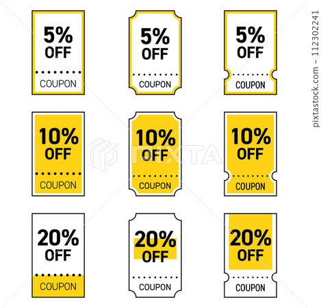 5%、10%、20%折扣優惠券 112302241