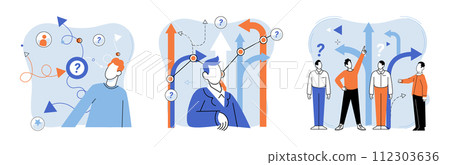 Startup business vector illustration. The startup business concept encourages entrepreneurs to embrace creativity and innovation Technology advancements drive evolution startup businesses Effective 112303636