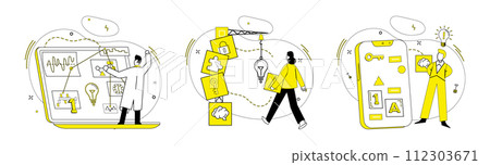 Logica vector illustration. Logica metaphorically dances with creativity in ballet innovative ideas Intelligence and logica are guiding stars in galaxy logical reasoning Success blossoms Logica vector illustration. Logica metaphorically dances with creativity in ballet innovative ideas Intelligence and logica are guiding stars in galaxy logical reasoning Success blossoms 112303671