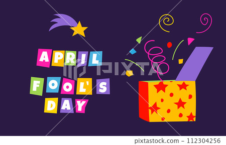 Surprise box, april fools day. Surprise box, april fools day. 112304256