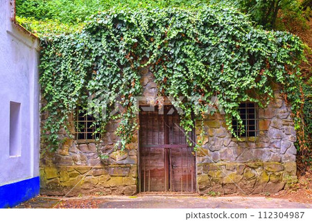 Wine cellars in Petrov Plze. Winemaking region in South Moravia, Czech Republic Wine cellars in Petrov Plze. Winemaking region in South Moravia, Czech Republic 112304987