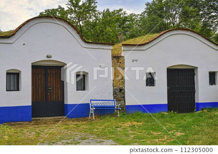 Traditional Wine Cellars - Plze, Petrov, Czech Republic, Europe. Wine lore and folklore. Moravian wine cellars 112305000