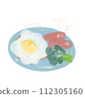 煎蛋早餐 112305160