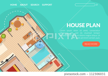 House Plan Landing Page Template, Professional Interior Design, House Renovation Mobile App, Web Page, Homepage Vector Illustration House Plan Landing Page Template, Professional Interior Design, House Renovation Mobile App, Web Page, Homepage Vector Illustration 112306031