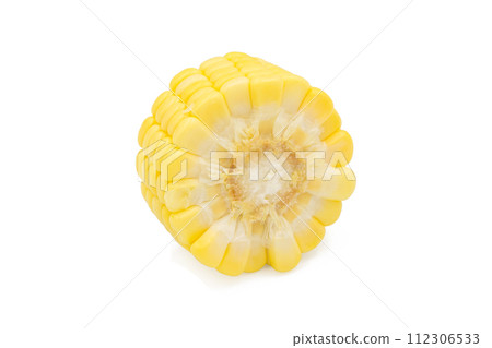 Corn isolated on white background with clipping path 112306533
