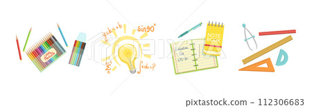 Study and School Supply and Object Vector Set Study and School Supply and Object Vector Set 112306683