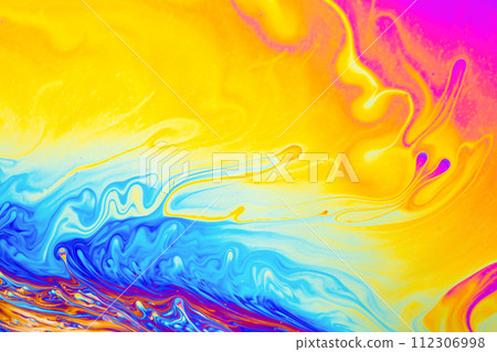 Psychedelic multicolored background abstract. Rainbow colors. patterns background. Photo macro shot of soap bubbles.. Psychedelic multicolored background abstract. Rainbow colors. patterns background. Photo macro shot of soap bubbles.. 112306998