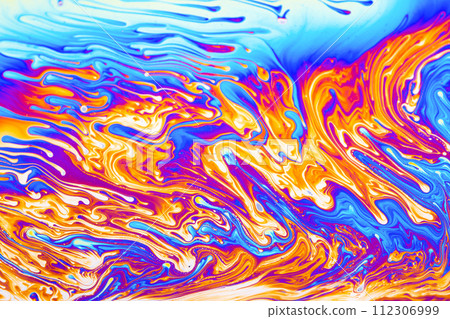 Psychedelic multicolored background abstract. Rainbow colors. patterns background. Photo macro shot of soap bubbles.. Psychedelic multicolored background abstract. Rainbow colors. patterns background. Photo macro shot of soap bubbles.. 112306999