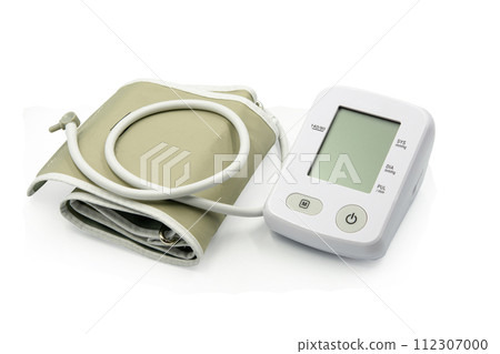 Sphygmomanometer, blood pressure monitors, isolated on white background Sphygmomanometer, blood pressure monitors, isolated on white background 112307000