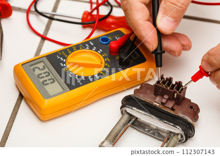 Heater tested by mechanic. Heater tested by mechanic. 112307143