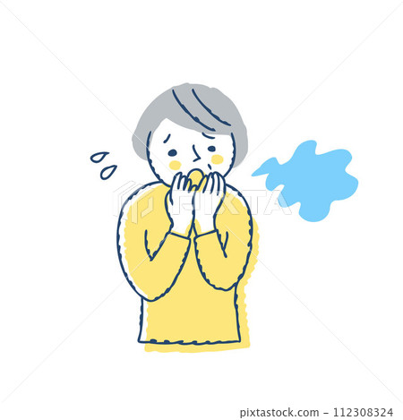 擔心口臭的女性 擔心口臭的女性 112308324