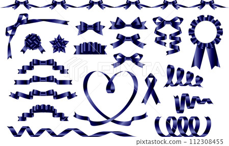 Ribbon set navy 2 112308455