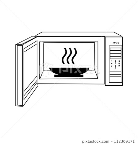 microwave icon 112309171